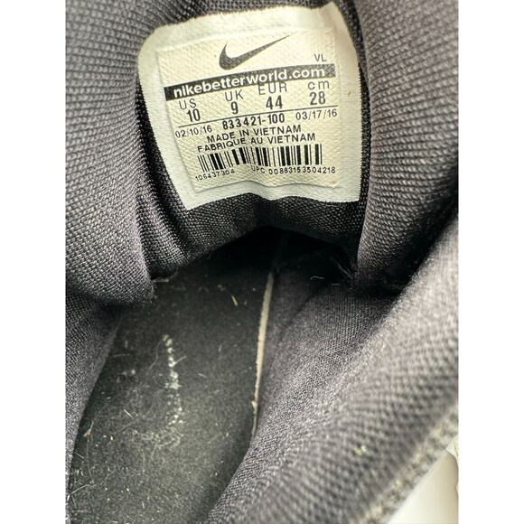 NIKE | Men's size‎ 10 Cleats Black/White Lunarbeast Strike Pro TD Football Shoes - Picture 9 of 9